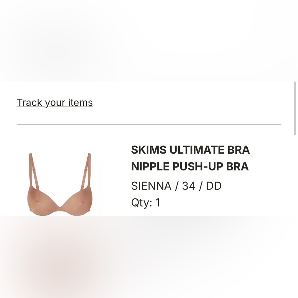 SKIMS Sienna Nipple Push-Up Bra